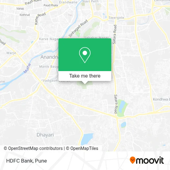HDFC Bank map