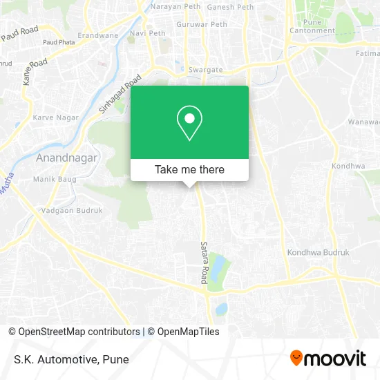 S.K. Automotive map