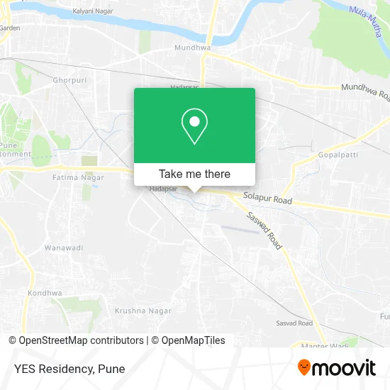 YES Residency map