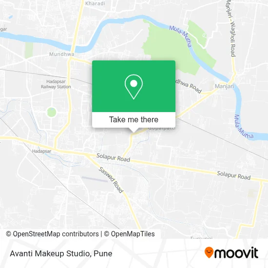 Avanti Makeup Studio map