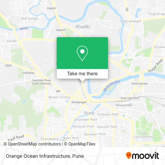 Orange Ocean Infrastructure map