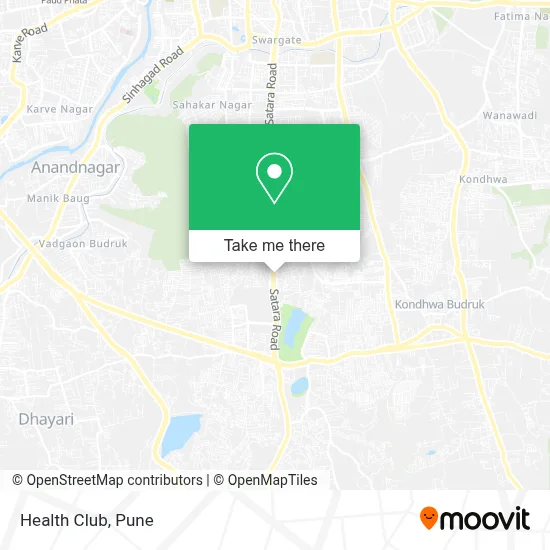 Health Club map