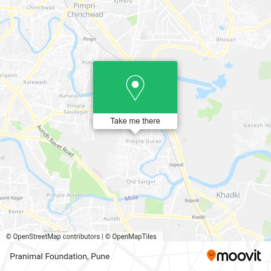 Pranimal Foundation map