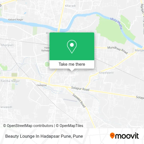 Beauty Lounge In Hadapsar Pune map
