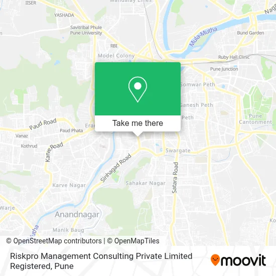 Riskpro Management Consulting Private Limited Registered map