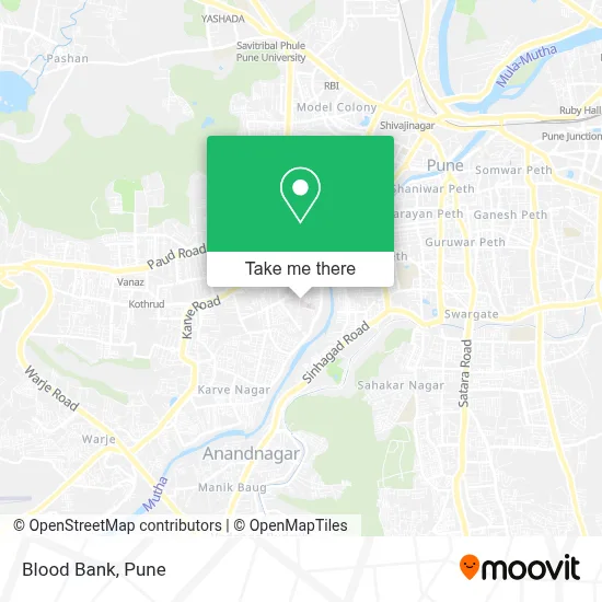 Blood Bank map