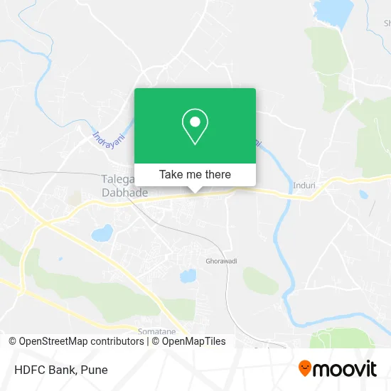 HDFC Bank map