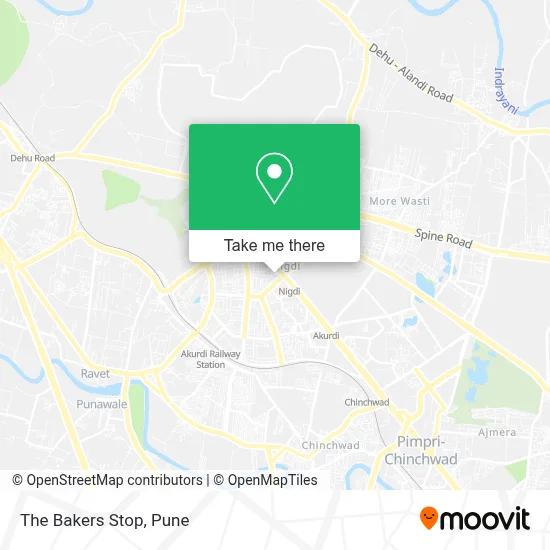The Bakers Stop map