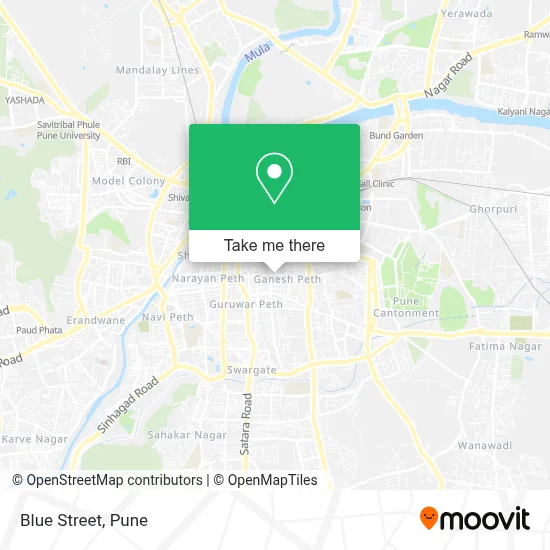 Blue Street map