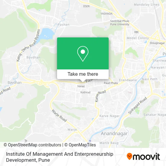 Institute Of Management And Enterpreneurship Development map