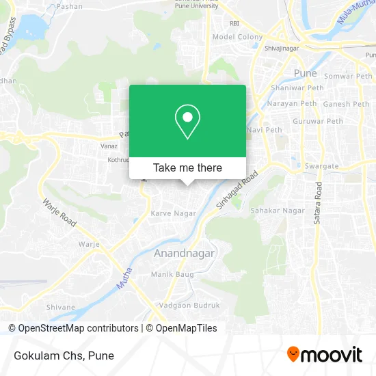 Gokulam Chs map