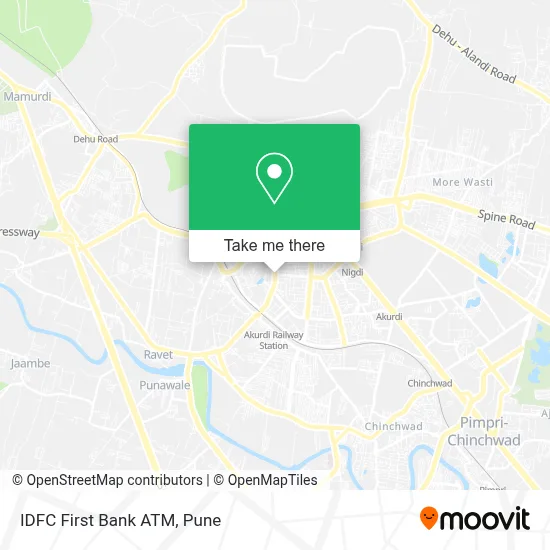 Idfc First Bank Atm map