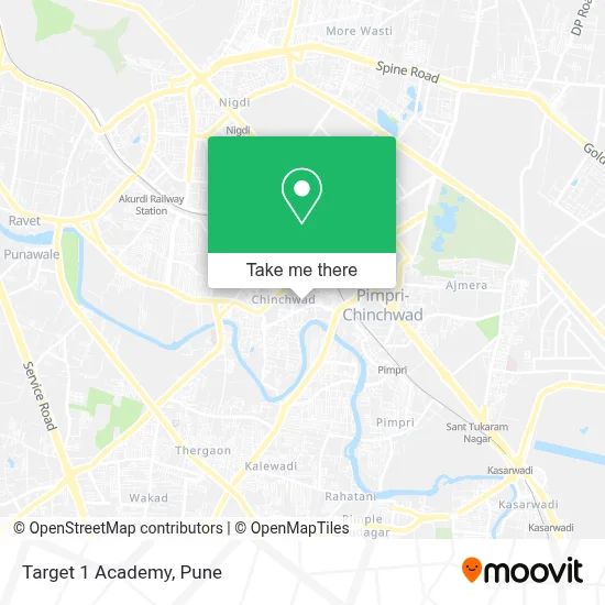 Target 1 Academy map