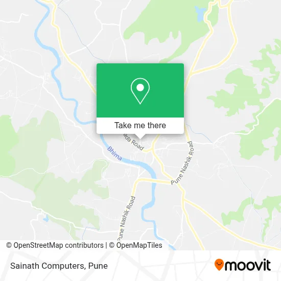 Sainath Computers map