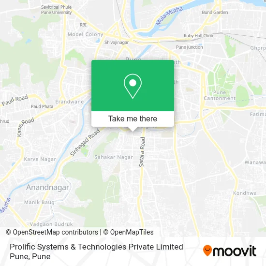 Prolific Systems & Technologies Private Limited Pune map