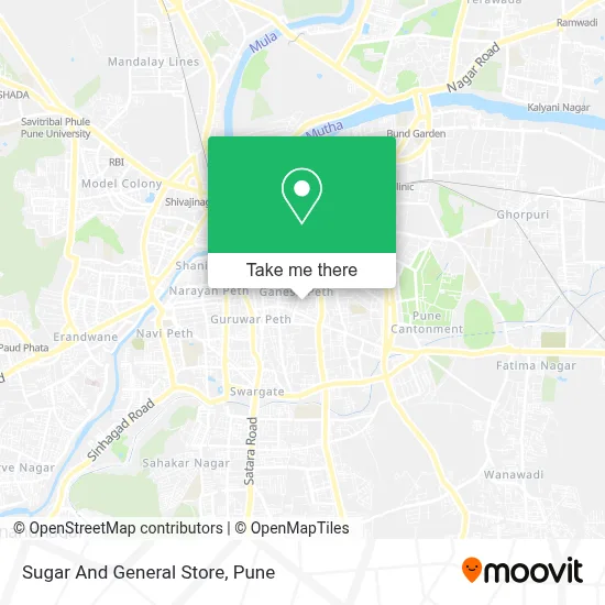 Sugar And General Store map