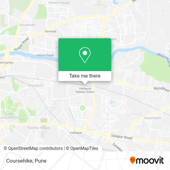 Coursehike map