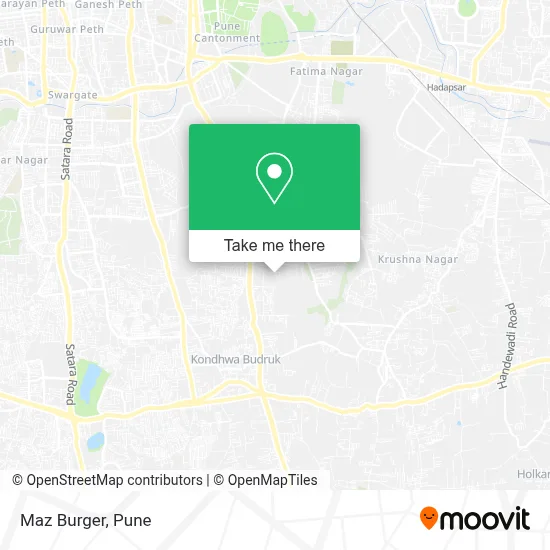 Maz Burger map