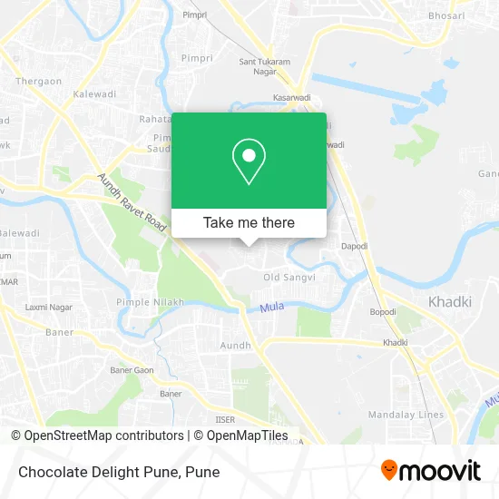 Chocolate Delight Pune map