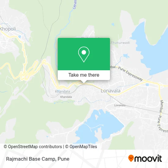 Rajmachi Base Camp map