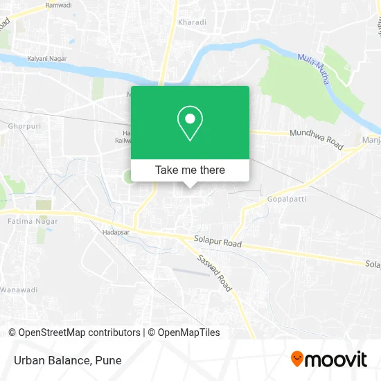 Urban Balance map