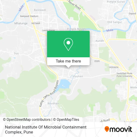 National Institute Of Microbial Containment Complex map