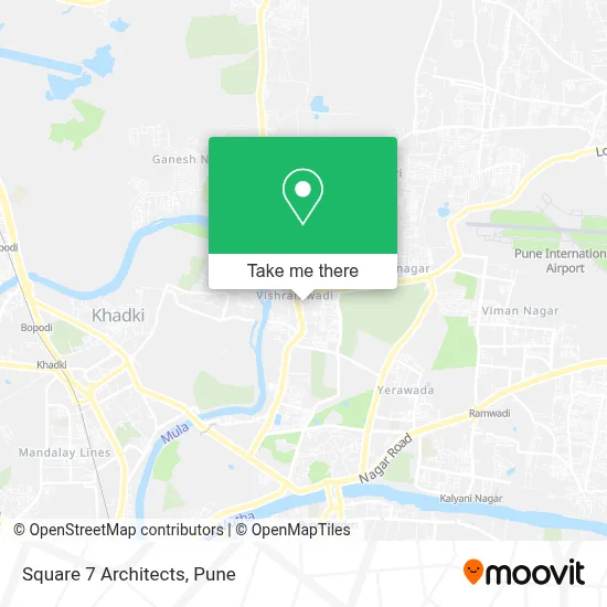 Square 7 Architects map