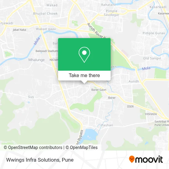 Wwings Infra Solutions map