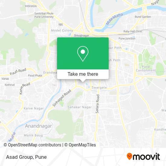 Asad Group map