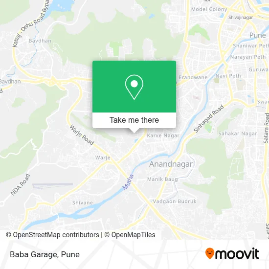 Baba Garage map