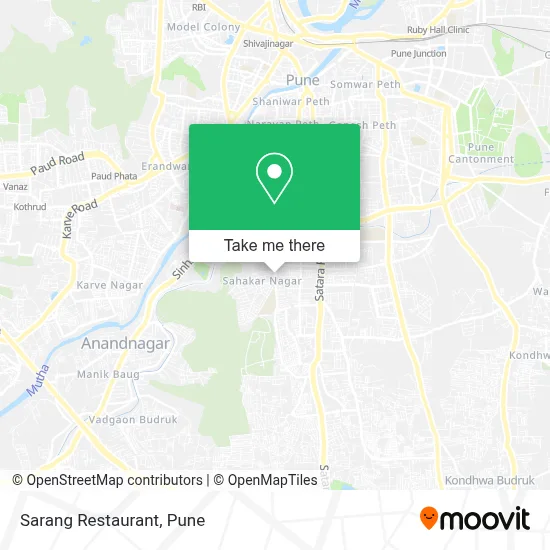Sarang Restaurant map
