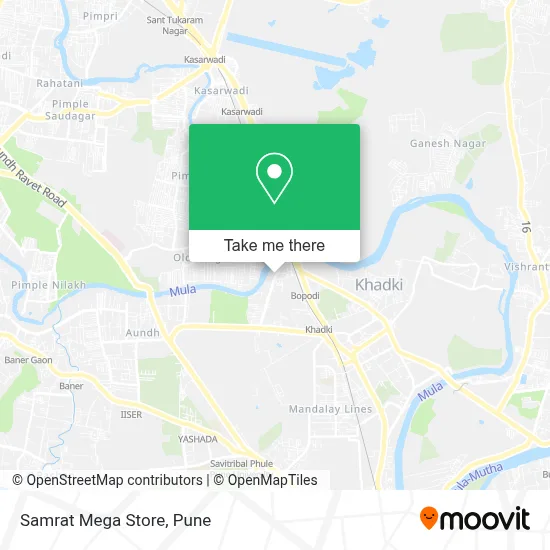 Samrat Mega Store map