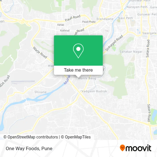 One Way Foods map