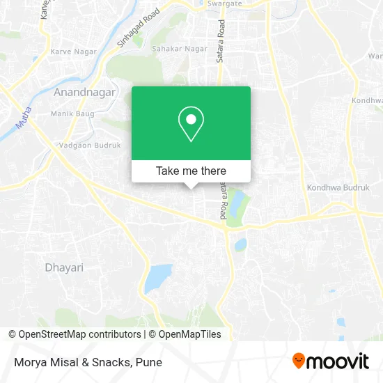 Morya Misal & Snacks map