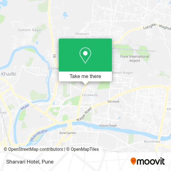 Sharvari Hotel map