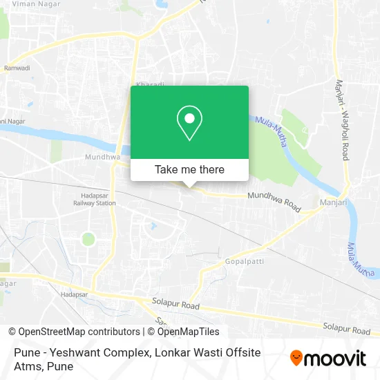 Pune - Yeshwant Complex, Lonkar Wasti Offsite Atms map