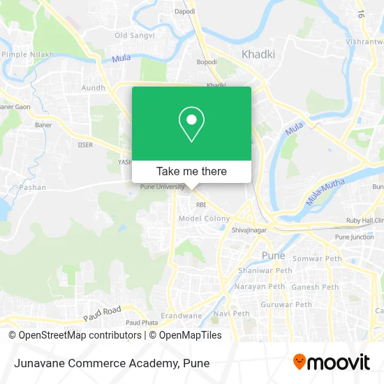 Junavane Commerce Academy map