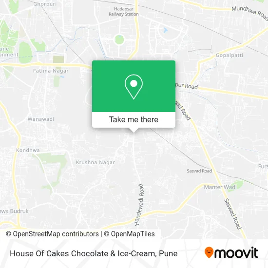 House Of Cakes Chocolate & Ice-Cream map