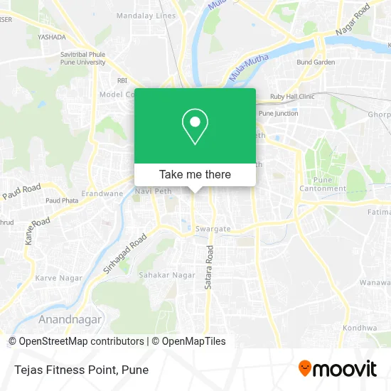 Tejas Fitness Point map