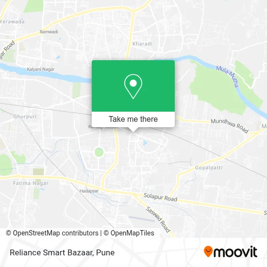 Reliance Smart Bazaar map