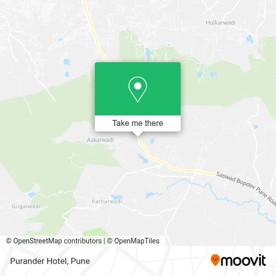 Purander Hotel map