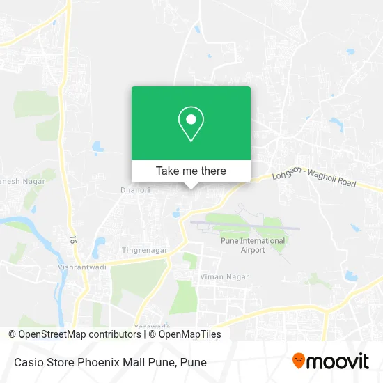 Casio Store Phoenix Mall Pune map