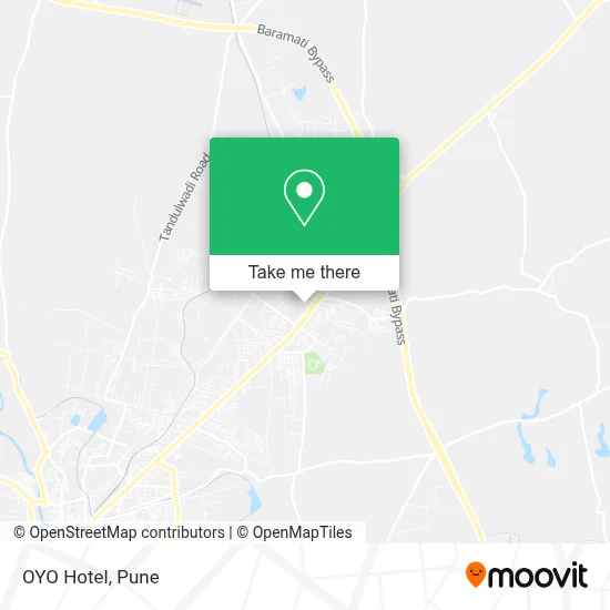 Oyo Hotel map