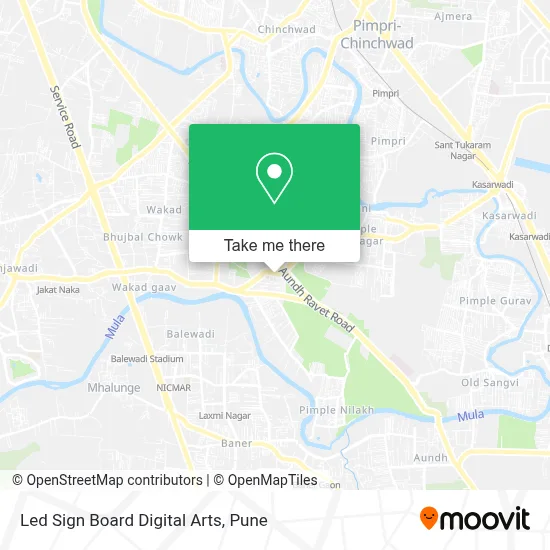 Led Sign Board Digital Arts map