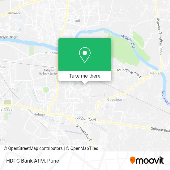 HDFC Bank Atm map