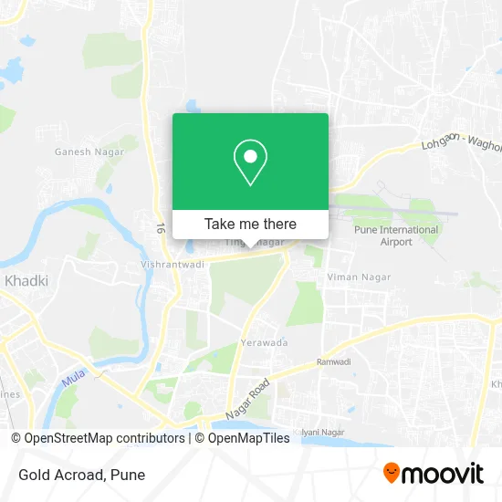 Gold Acroad map