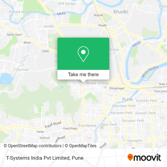 T-Systems India Pvt Limited map