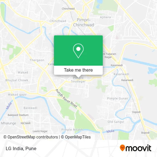 LG India map
