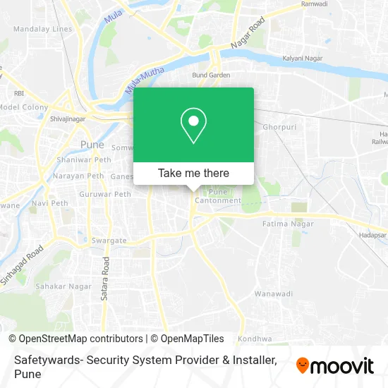 Safetywards- Security System Provider & Installer map
