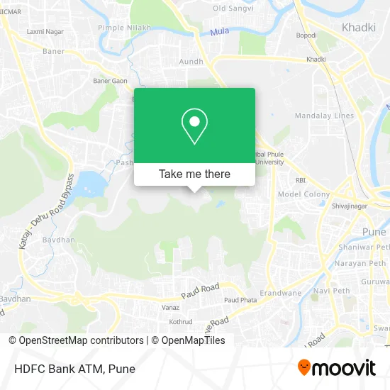 HDFC Bank Atm map